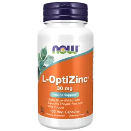 NOW Foods L-OptiZinc 30 mg