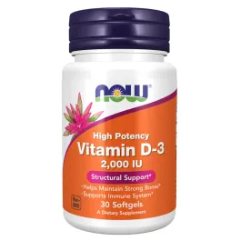 NOW Foods Vitamina D3 2000 UI