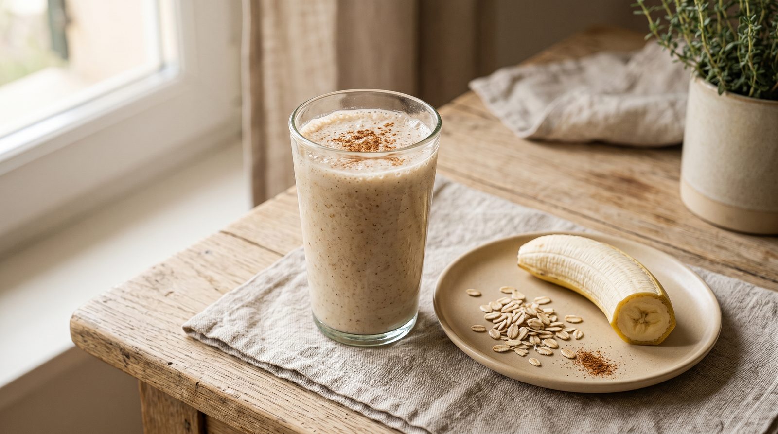 Batido de avena y proteína (comida líquida)